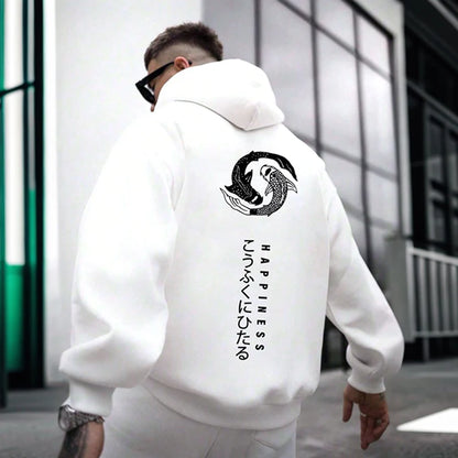 Japan Bushido Harajuku Männer Frauen Pullover Hoodie Straße Retro Casual Lose Sport Y2K Herbst Winter Warme Sweatshirt Top Kleidung