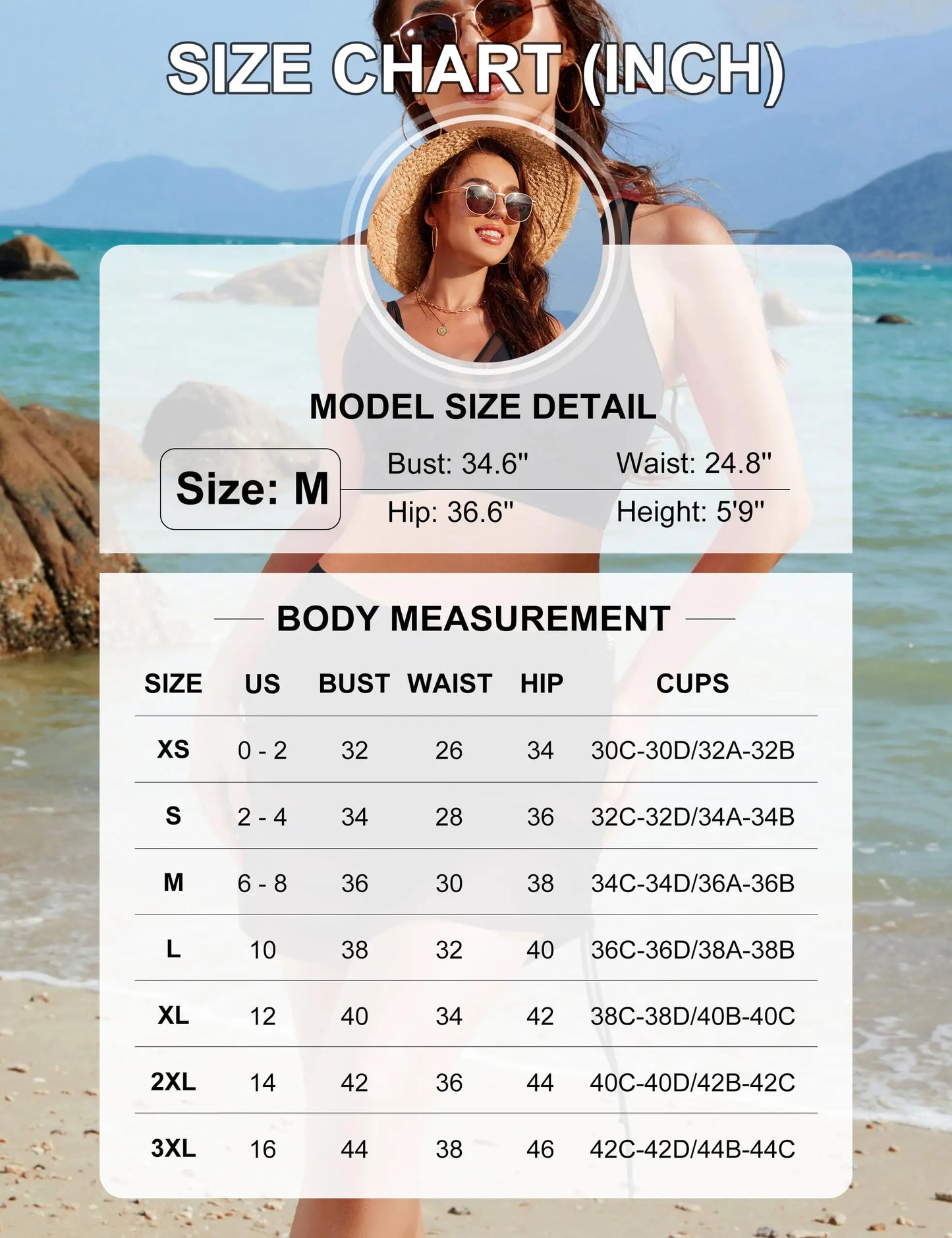 Womens Swim Skirt High Waisted Bikini Sets Tummy Control Swimsuits Mesh Sarong Wraps Bathing Suits