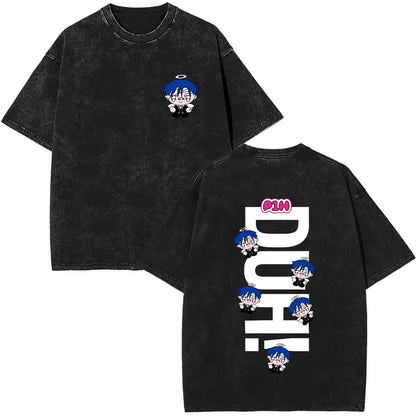 Koreanische P1Harmony Live Tour 2025 Vintage Gewaschen T-shirt Männer Frauen Kpop Mode Trend T Shirts Unisex Casual Übergroßen Streetwear